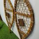 Paire de raquettes en bois