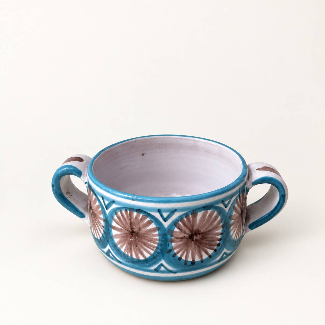 Ceramic pot with two handles by Robert Picault "Table Bin", 1960s
