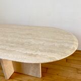 Italian travertine coffee table
