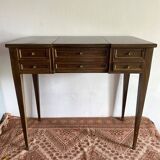 Dressing table, Louis XVI style mahogany side desk
