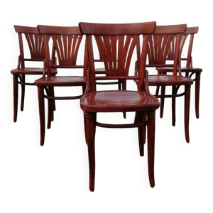 Lot de 6 chaises bistrot