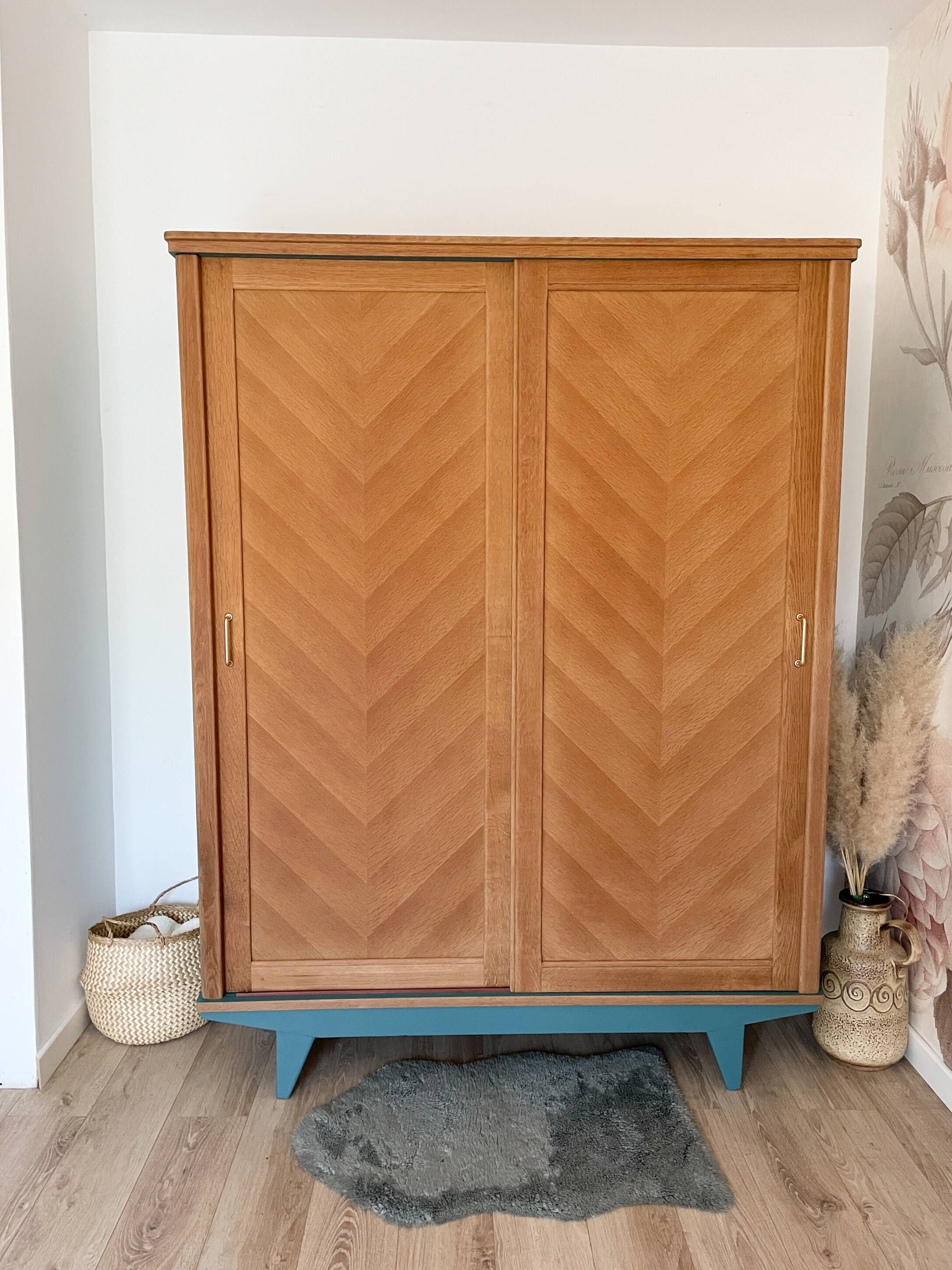 1960s sliding door wardrobe