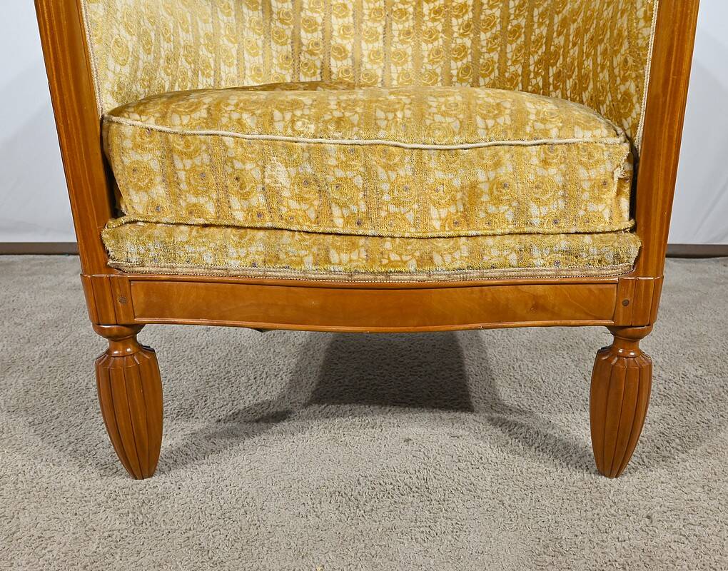 Pair of Blonde Mahogany Armchairs, Art Deco – 1940