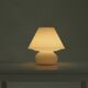 Lampe en verre en forme de champignon Modèle 6249 par Glasshütte Limburg