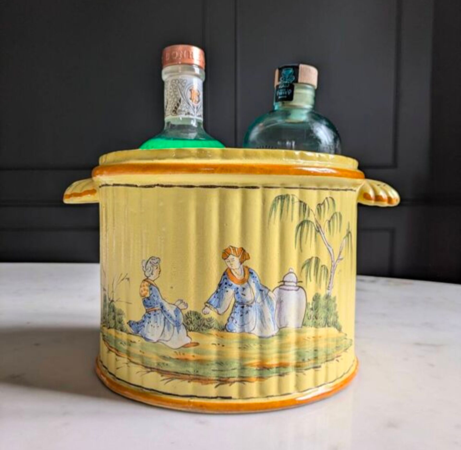 Antique refreshment cabinet from the late 19th century.