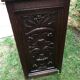 Carved wooden chest and stamped a. dubois