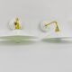 Opaline wall lights