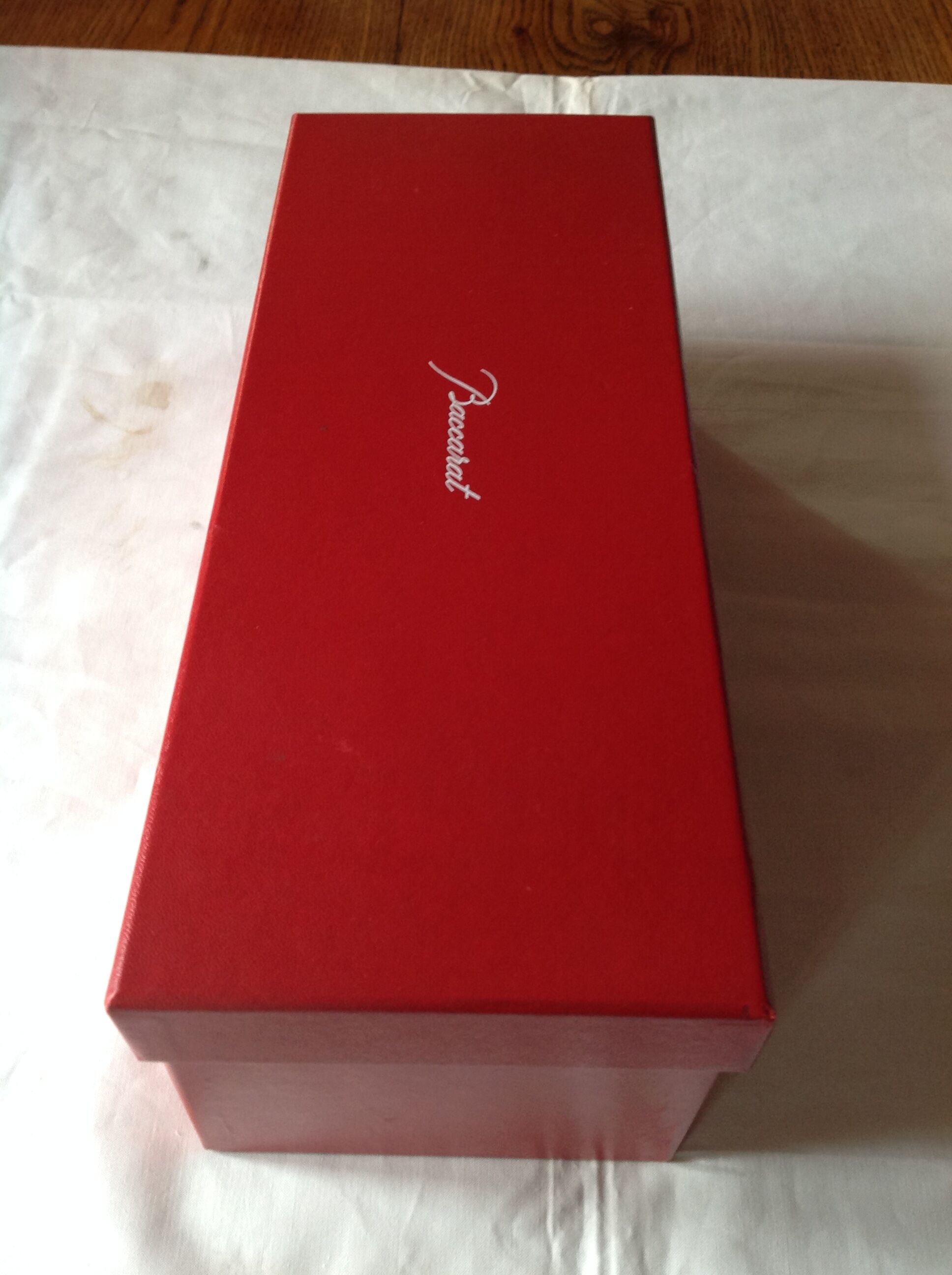 Flute in Baccarat crystal, model thousand night flutissimo.