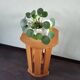 Table de bout en bois vintage années 80