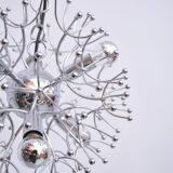 Sputnik ceiling lamp in chrome by Angelo Gaetano Sciolari, 1970s