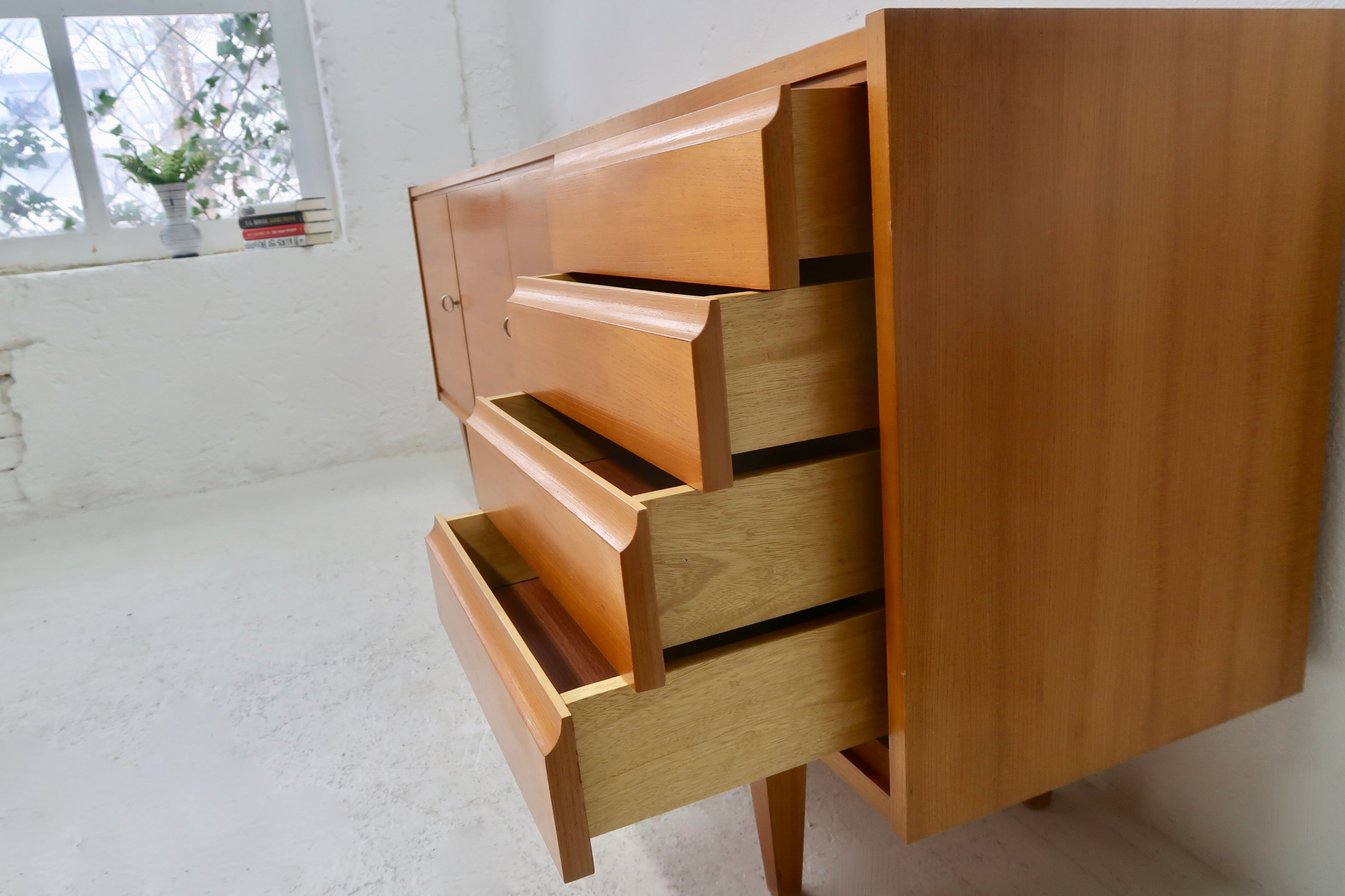 Mid-century ashwood sideboard, 1950s