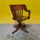 French Oak Office Chair From Cosmos Paris Circa 1920/30