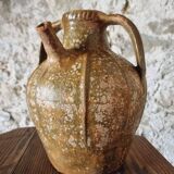Jarre ancienne en terre cuite – France, XVIIIe siècle – Pot à huile de noix