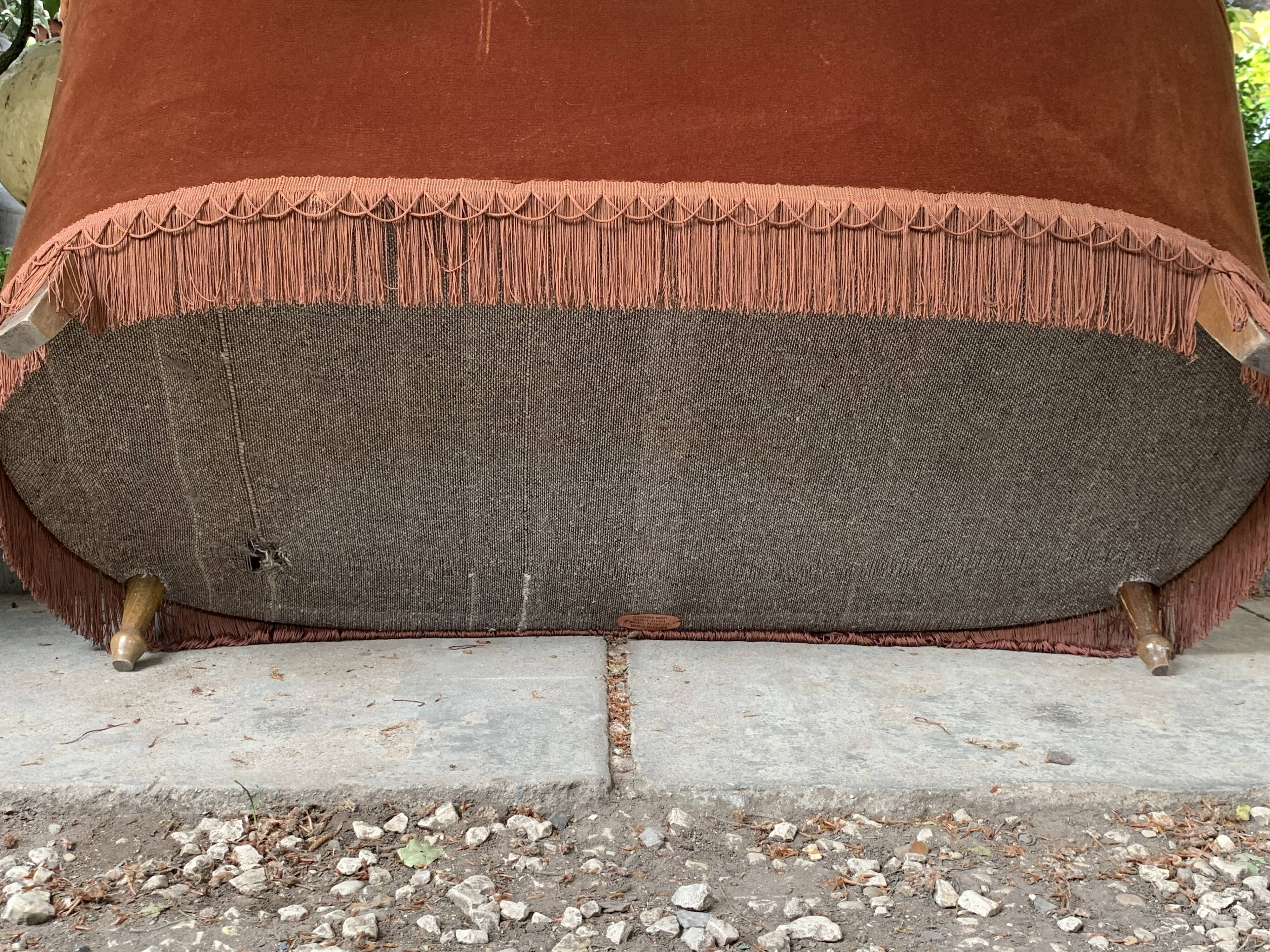 Sofa and chair toad velvet padded velvet