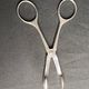 Tableware, silver-plated sugar scissors Christofle 20th century