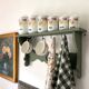 Vintage wall kitchen shelf