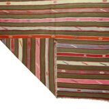 Anatolian handmade kilim rug 287 cm x 158 cm