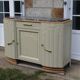 Art Deco sideboard in renovated solid oak – marble top