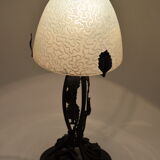 Art Nouveau shell lamp