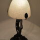 Art Nouveau shell lamp