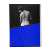 Photographie vintage femme nu dos Belle Époque 1930 - A3