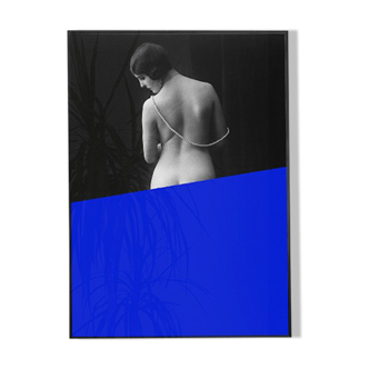 Photographie vintage femme nu dos Belle Époque 1930 - A3