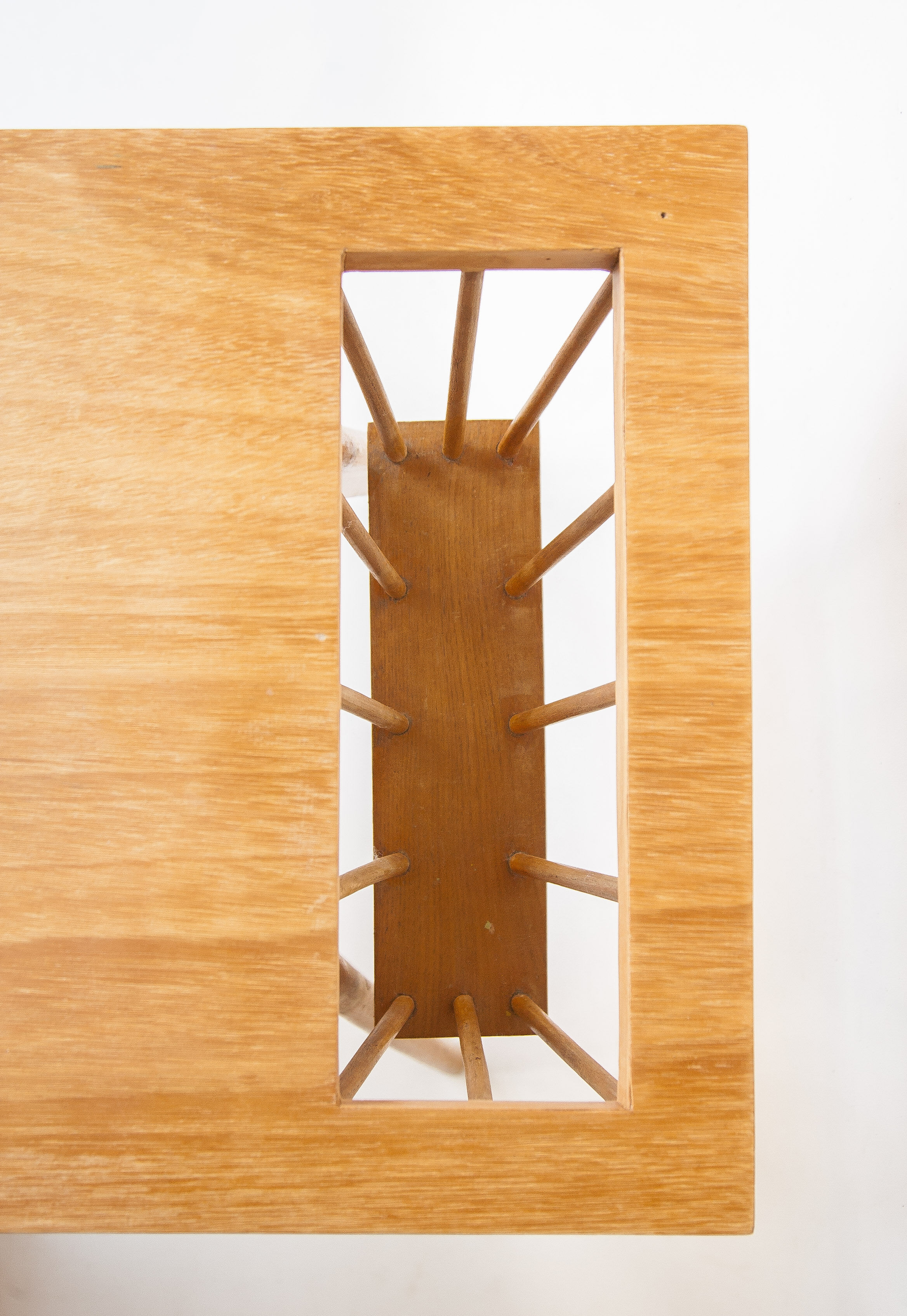 Vintage table, wooden table feet compass, side table, coffee table, lounge magazine table, retro, wooden table, table, 70's