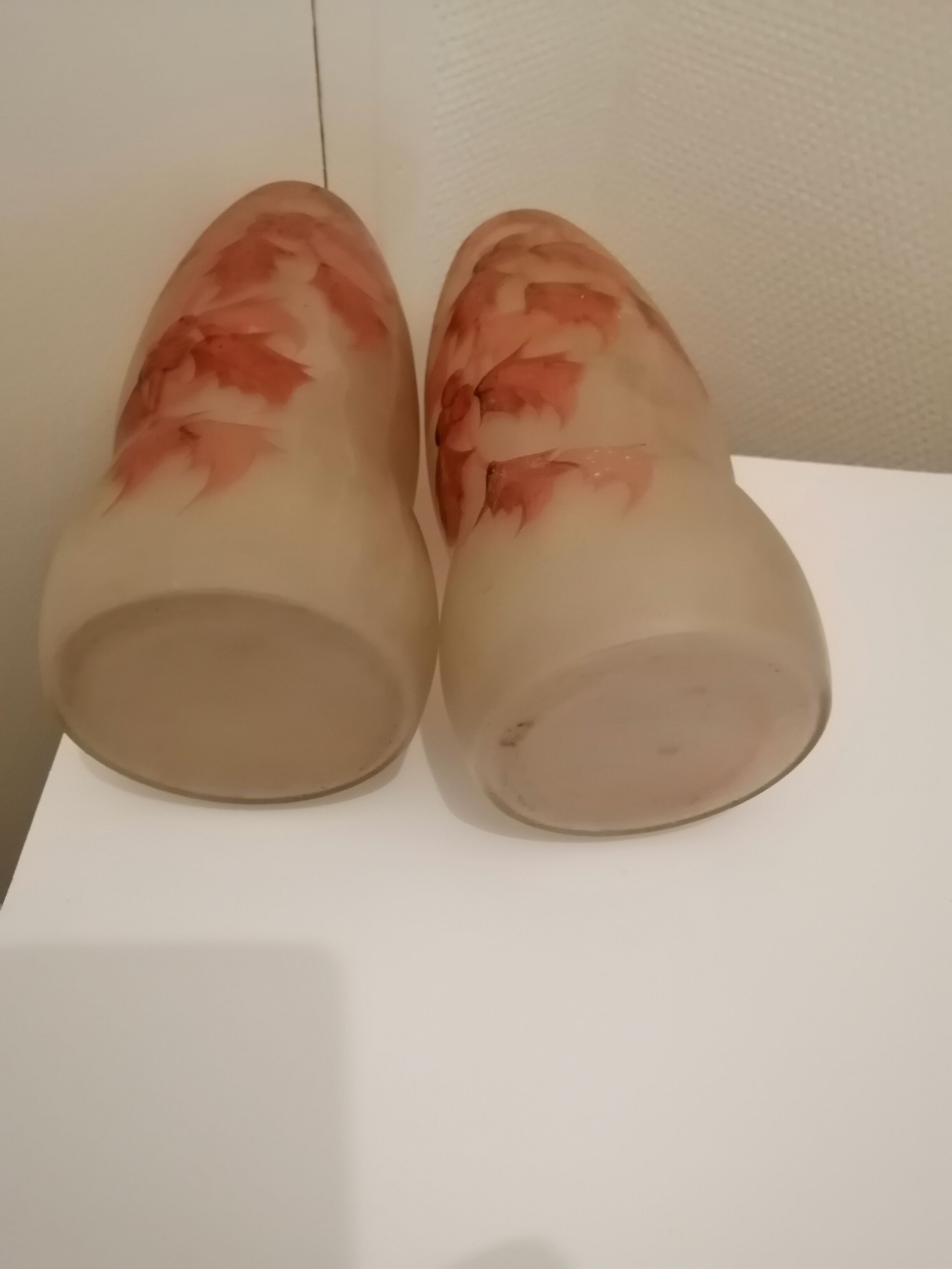 Paire de vases galets