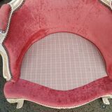 Paire de fauteuils anciens style Louis XV