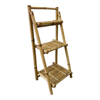 Rattan shelf