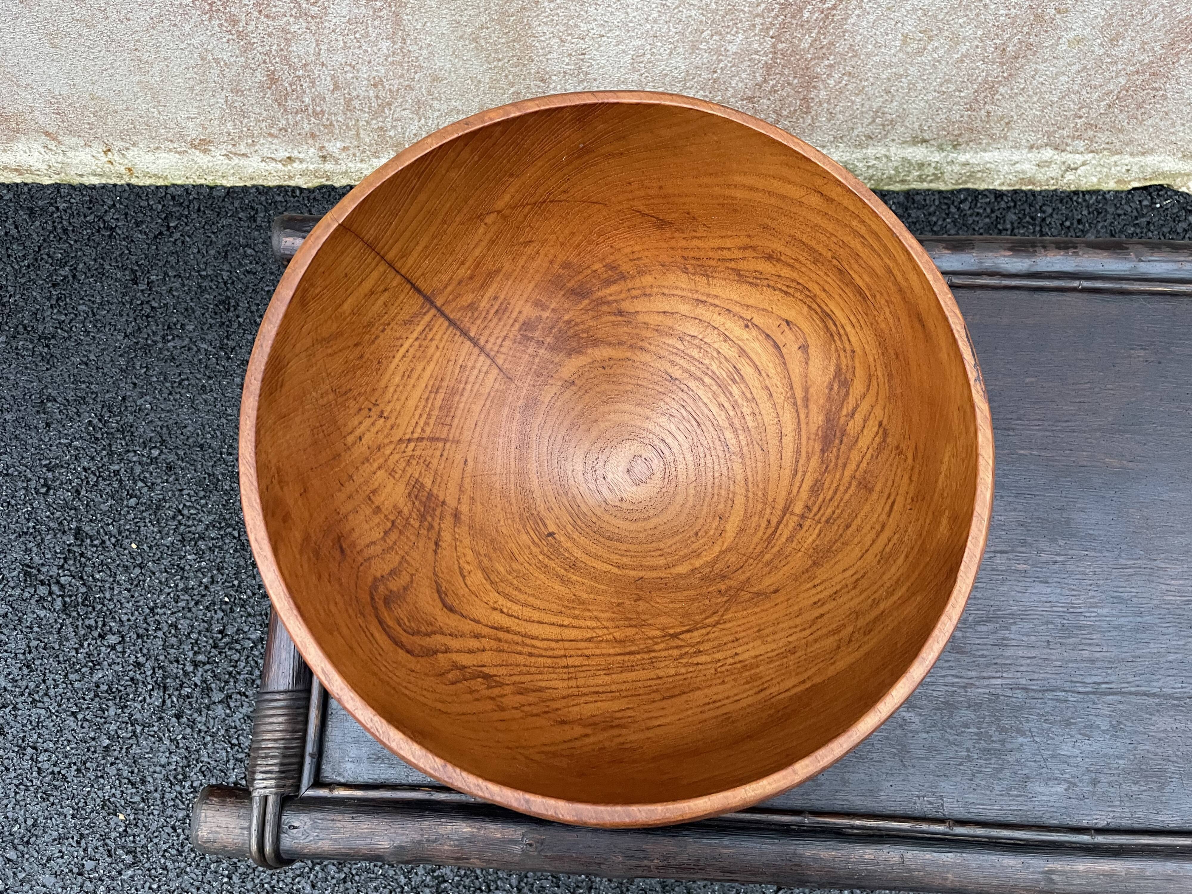 XXL teak bowl 1960