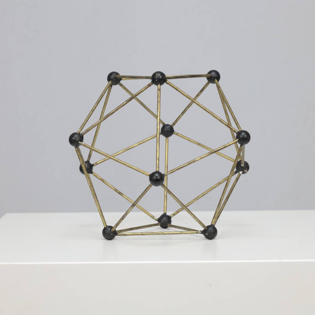 Handmade Atomium Model Sculpture, Belgium, 1960s