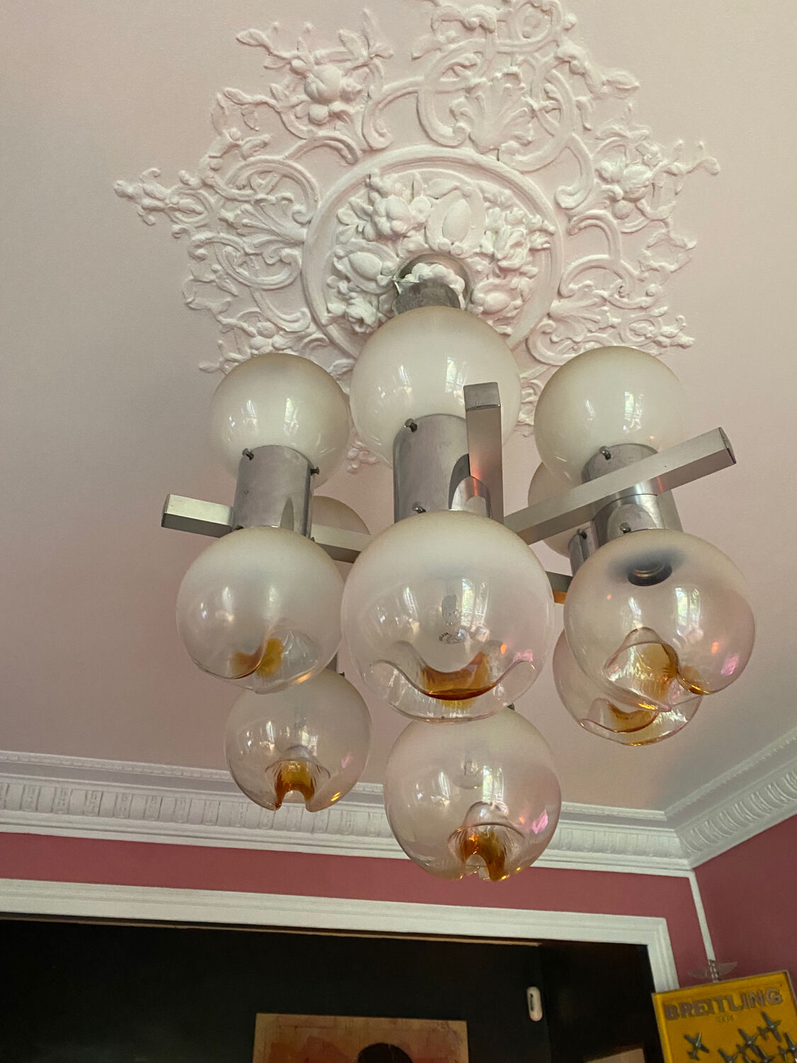 Superb and rare, the other Gaetano Sciolari for Mazzega.