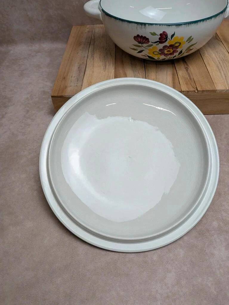 Antique soup tureen KG Lunéville Eaubonne hand-painted
