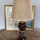 Russian lamp and paper lampshade, 1960