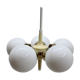Space age chandelier sputnik by elektroinstala decin, 1970s