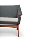 Danish Reupholstered Stylish Grey  3-seater by Johannes Andersen, 1960s