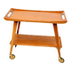 Mid-century German teak bar cart  Manufactured by Opal Furniture, 1960s