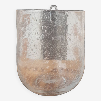 Vase terrarium verre bullé