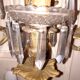 Pair of 3-light wall lamps