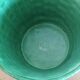 Large green Sarreguemines plant pot 1960s