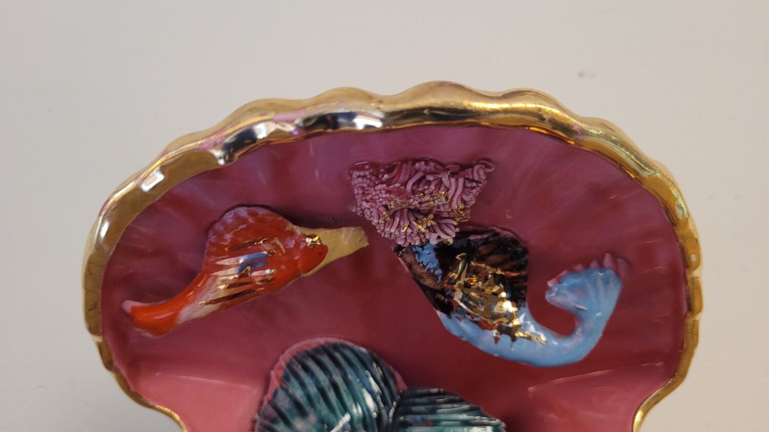 Shell lamp Vallauris 60's