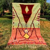 Moroccan handwoven wool rug 3x2 m