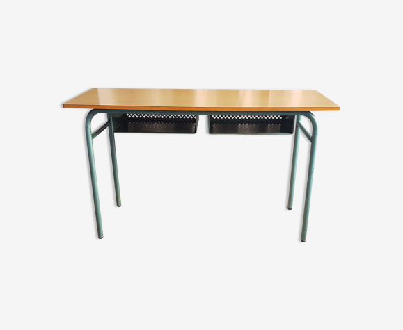 Bureau vintage à 2 casiers metal