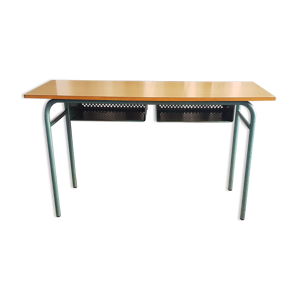 bureau vintage à 2 casiers