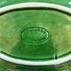Fish dish in green earthenware