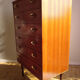 Commode haute à 6 tiroirs - teck - 1960