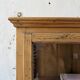 19th-century English pine display cabinet
