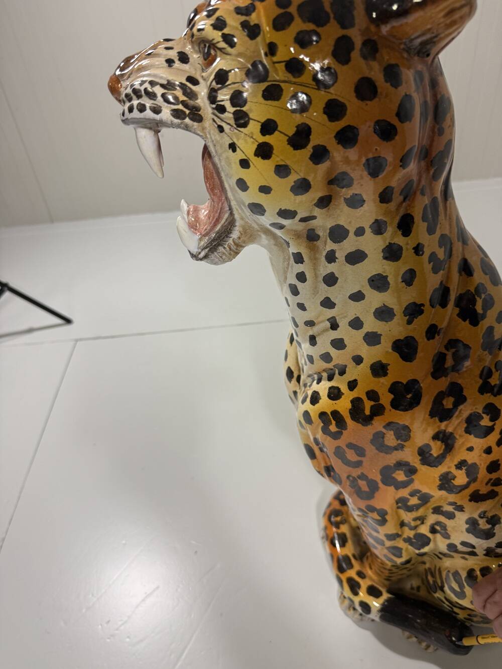 Large Italian ceramic leopard 1970’s