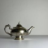 Vintage silver-plated teapot, Italy 1950s
